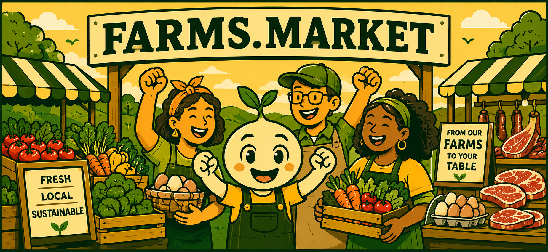 AUSTIN FARMERS MARKET farmers market banner